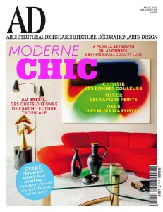 Article de presse magazine Architectural Digest