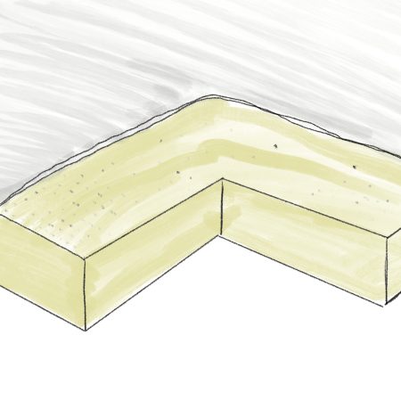 Illustration des surmatelas latex naturel Roland et René