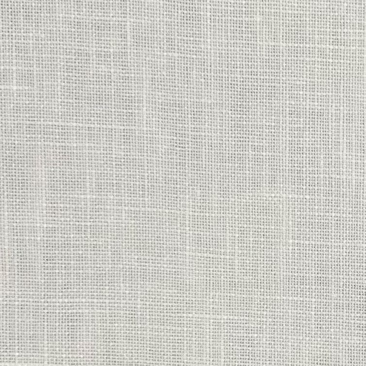 Pictogramme Lin Blanc Lit Coffre Tissu CARY (100% Lin)